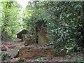 Derelict weighbridge on approach to Newbold tunnel