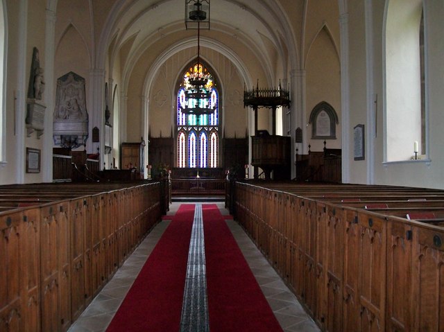 The interior of St Malachy's (CoI)... © Eric Jones cc-by-sa/2.0 ...