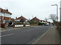 Approaching the junction of  Broomfield Avenue and Loxwood Avenue