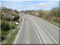 A472 west of a footbridge, Upper Gelligroes