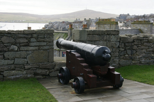 Cannon at Fort Charlotte, Lerwick
