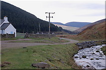 NT3044 : Leithen Water at Hunters Knowe by Jim Barton