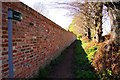 Footpath by the wall