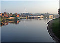 North from Trent Bridge on a spring morning