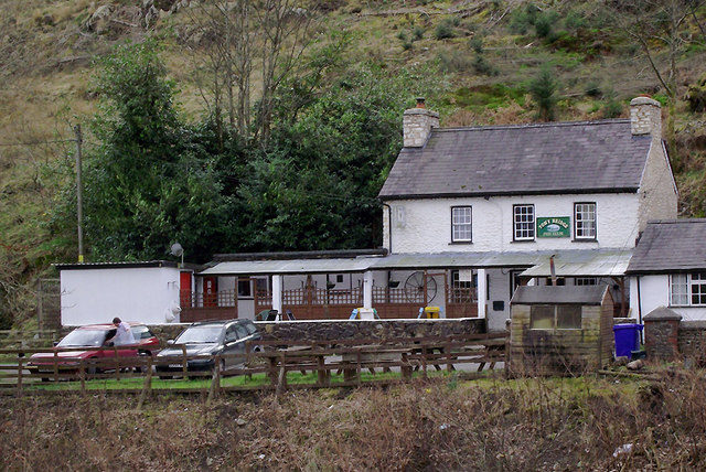 The Towy Bridge Inn near Rhandirmwyn,... © Roger D Kidd :: Geograph ...