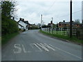 Shocklach looking towards the Bull Inn