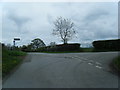 Lane junction at Horton Green