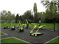 Outdoor gym in Fairy Hill Park