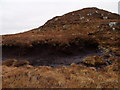 NH3059 : Deep peat hags and rocky knolls on the north side of Carn na Cre above Strath Bran by ian shiell