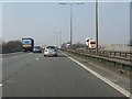 M6 motorway crossing the Liverpool & Manchester Railway