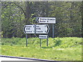 Roadsigns on the B1149 Holt Road