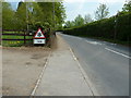 Erroneous sign on Loxwood Road, Tisman