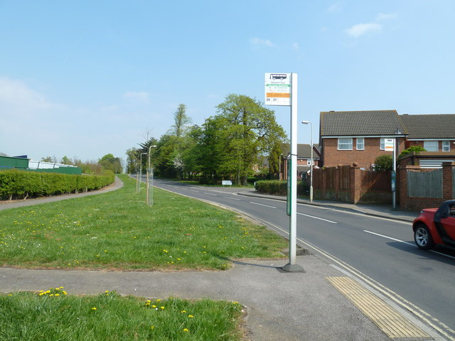 Bus stop in Martin Road