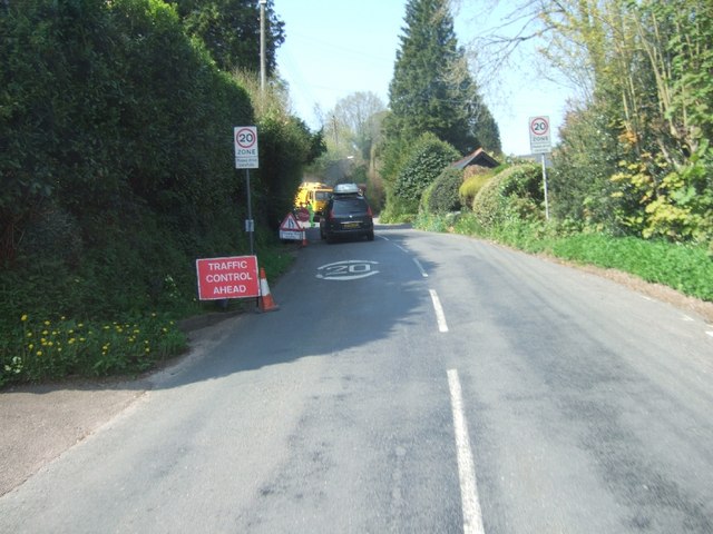 Bendarroch Road being repaired