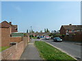 Approaching a bend in Wilverley Avenue