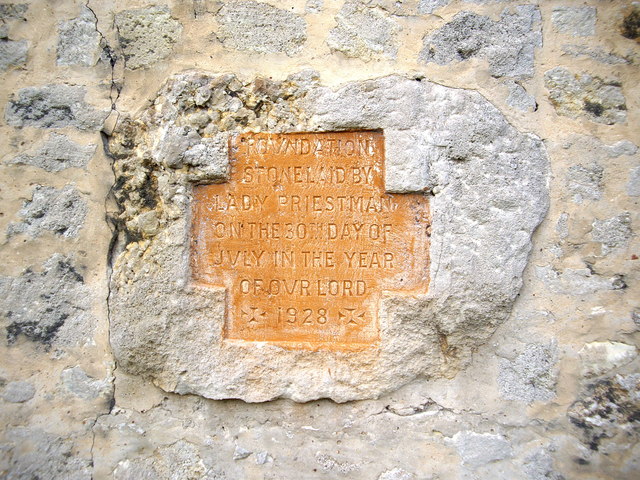 Foundation Stone of Priestman Hall