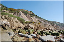 TQ8510 : Cliffs at Covehurst Bay by Julian P Guffogg