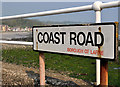 Coast Road sign, Drain