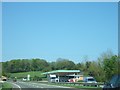 Petrol station on A38 at Harcombe