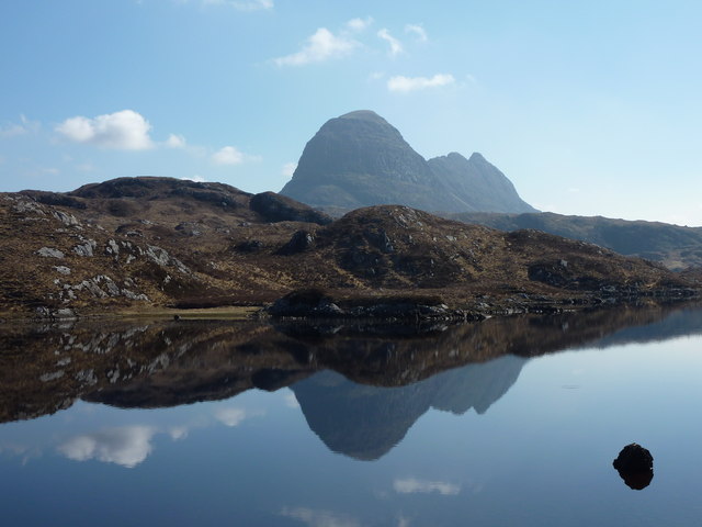 Fionn Loch and Suilven