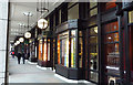 Retail units on Bishopsgate Arcade