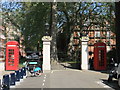 TQ2880 : Entrance to  Mount Street Gardens,  Mayfair by PAUL FARMER