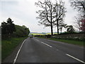 The A697 heading south near Bareless Farm