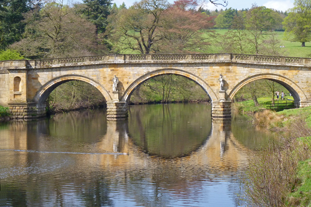 Bridge at Chatsworth Park © Mike Smith :: Geograph Britain and Ireland