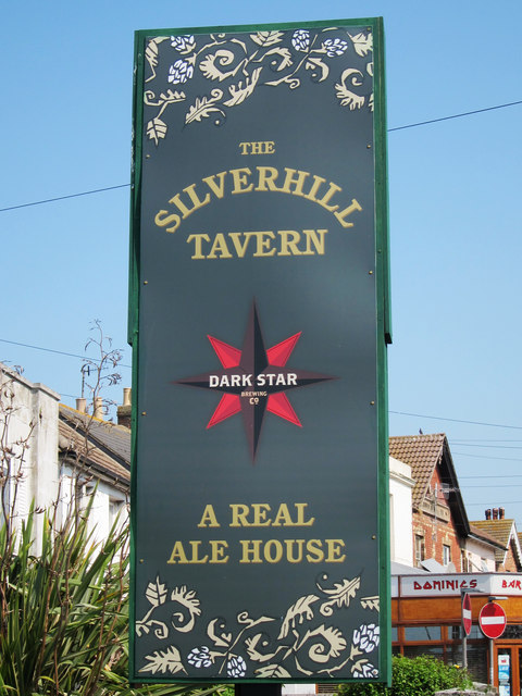 The Silverhill Tavern sign