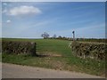 Bridleway leaves road