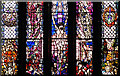 Stained glass window in St John