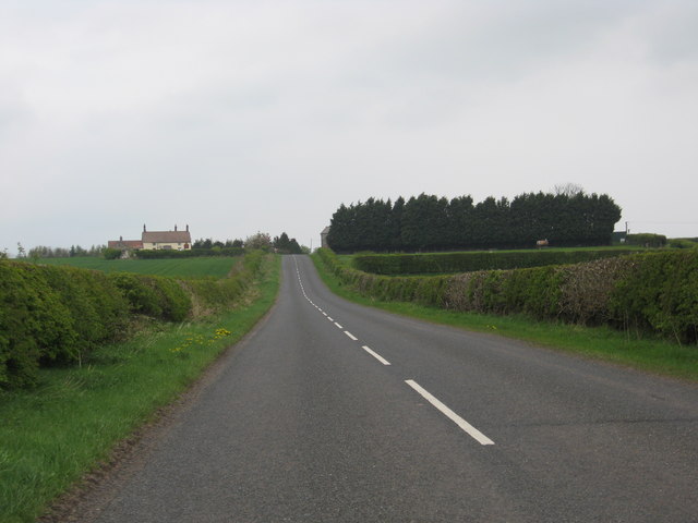 Road heading past West Allerdean