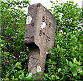 Concrete bus stop sign, Hillsborough (2)