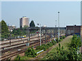 Railway west of East Ham depot