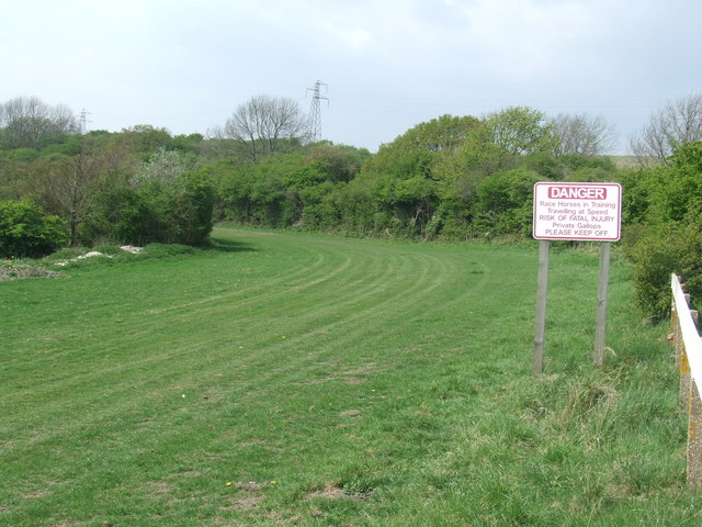 Horse training ground near Lewes