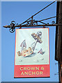TR0160 : Crown & Anchor sign by Oast House Archive