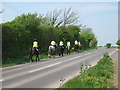 Six Riders on Station Road