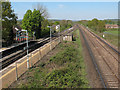 Railway line north of Salfords station