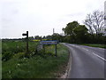TM2666 : A1120 Button's Hill & the footpath to Peppers Wash by Geographer