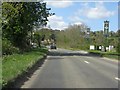 A44 at the entrance to Batsford Arboretum & Falconry Centre