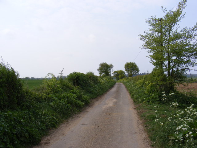 Hacheston Road to the B1078 Ash Road