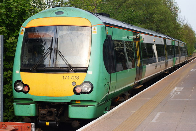 Train at Uckfield Station, Sussex © Peter Trimming :: Geograph Britain ...