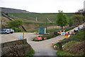 Plethora of signs below Withens Clough Reservoir