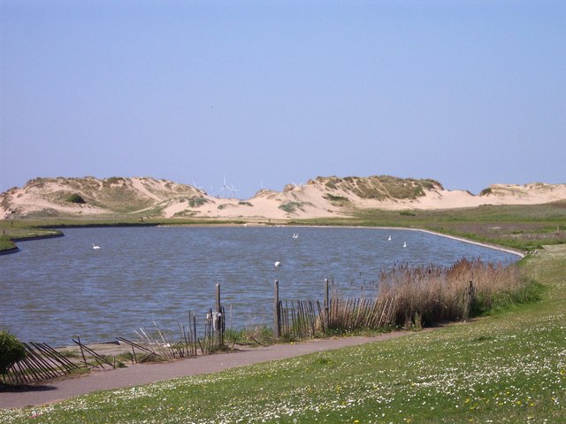 The boating lake at Crosby © Raymond Knapman :: Geograph Britain and ...