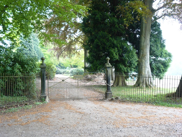 Gate to Cleddon Hall