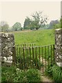 Kissing Gate leading to Cleddon Hall Footpath