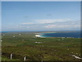 NL9740 : View east across Tiree from Carnan Mor by iamthehughes
