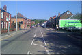 Buxton Road A537 climbs out of Macclesfield