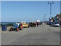 Boats on the promenade, Redcar