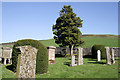 A small graveyard at Glenholm